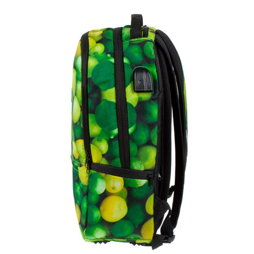 School Backpack Lime