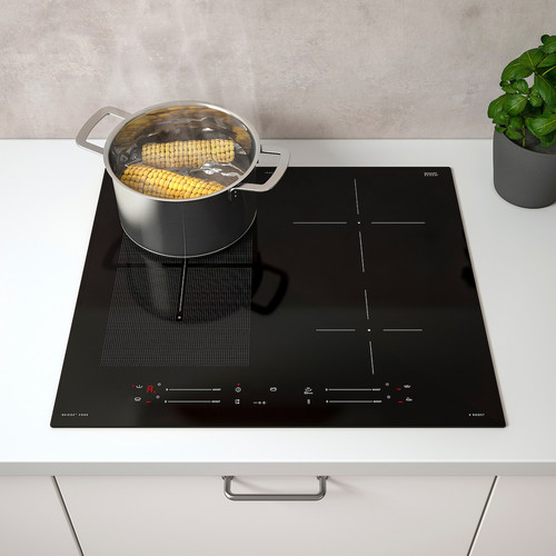 SMAKLIG Induction hob, black IKEA 500 black, 59 cm