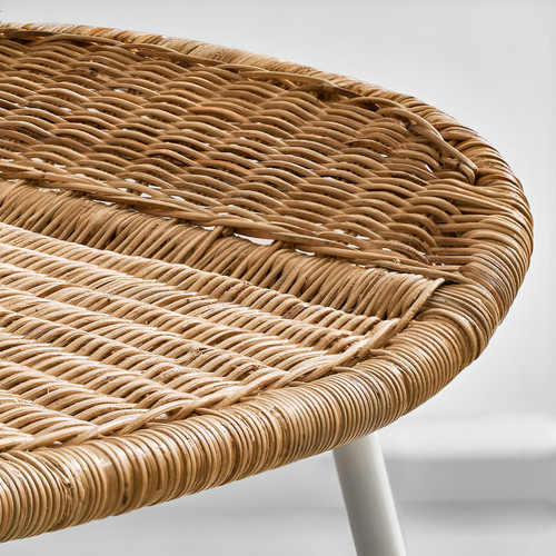 FRYKSÅS Footstool, rattan