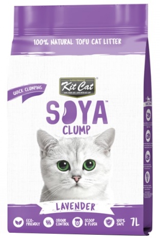 Kit Cat Cat Litter 100% Natural Biodegradable ECO Soya Clump Lavender 7L