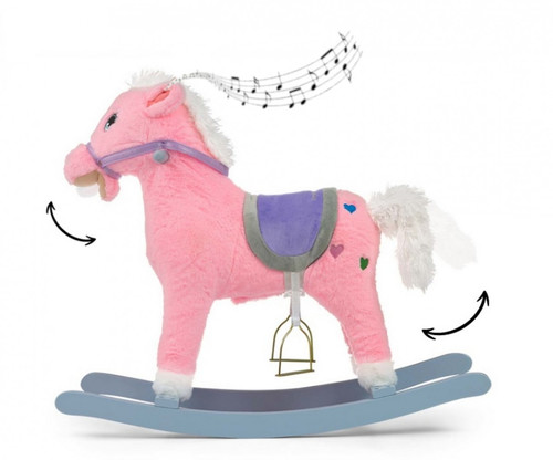 Milly Mally Rocking Horse Pink 18m+