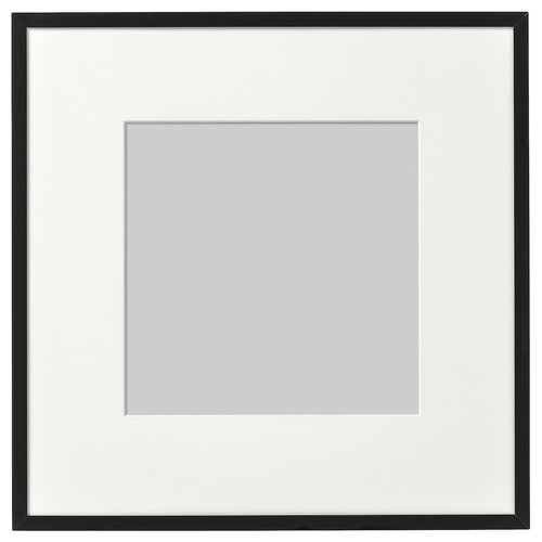 LOMVIKEN Frame, black, 32x32 cm