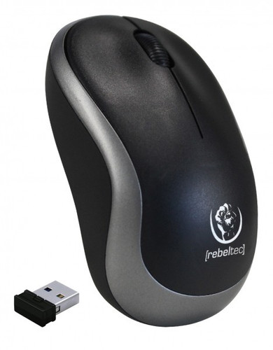 Rebeltec Optical Wireless Mouse Meteor, silver