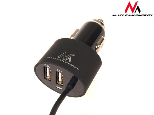 Maclean Car Charger 1.8m Lightning MCE76