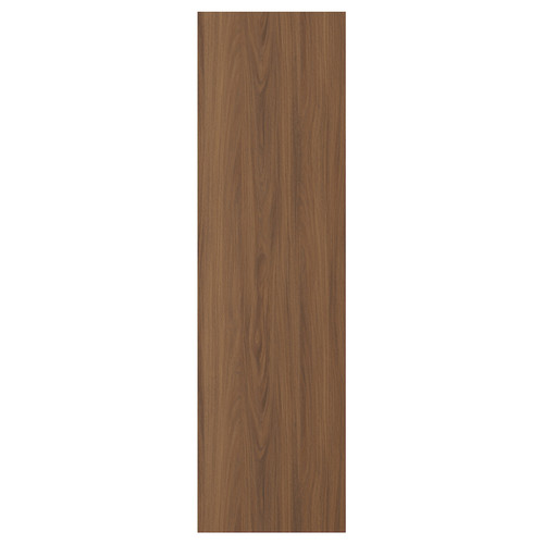 TISTORP Door, brown walnut effect, 40x140 cm