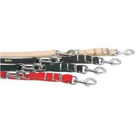 Dingo Extendable Leather Dog Leash 2.0x220cm, natural