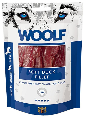 Woolf Soft Duck Fillet Snack for Dogs 100g