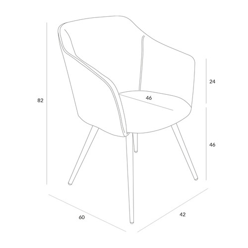 Chair Molto, grey