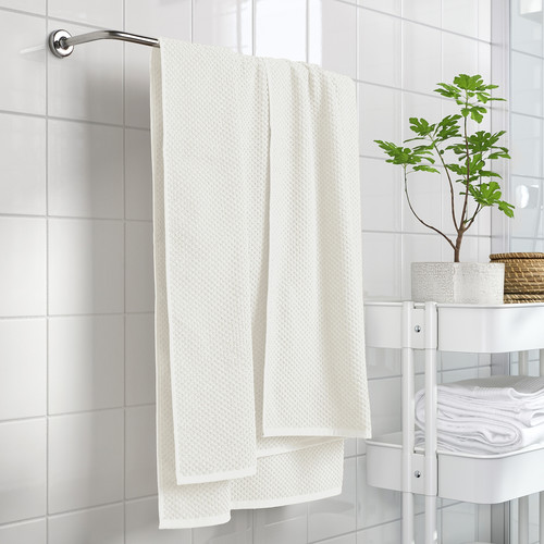 GULVIAL Bath sheet, white, 100x150 cm