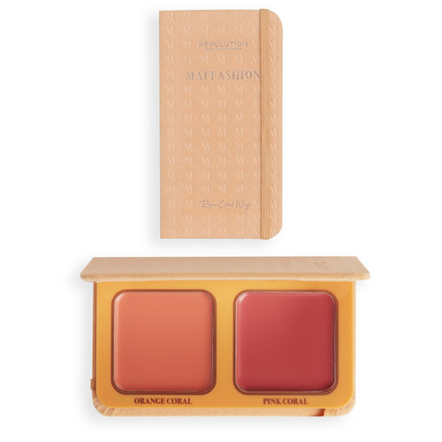 Makeup Revolution X Maffashion Cream Blush Duo Rosa Coral Way Vegan