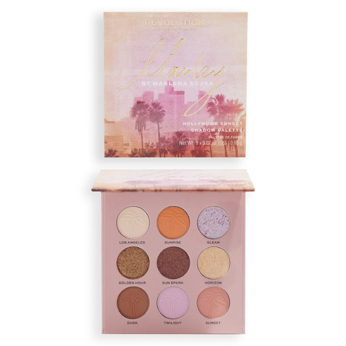 Makeup Revolution x Marlena Sojka Hollywood Sunset Eyeshadow Palette Vegan