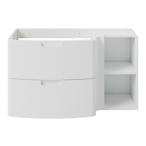 GoodHome Wash-basin Cabinet Himalia 105 cm, left, white