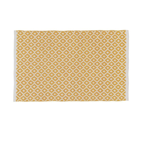 GoodHome Bath Mat Koros 50 x 80 cm, yellow