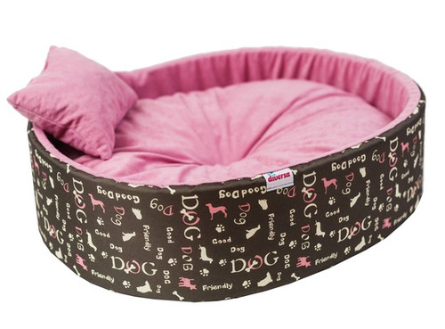 Diversa Dog Bed Funky Size 3, pink