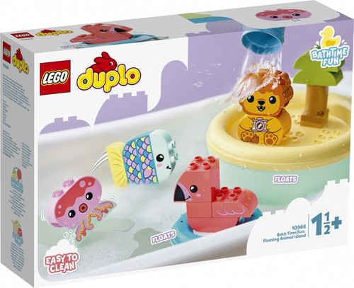 LEGO DUPLO Bath Time Fun: Floating Animal Island 18m+