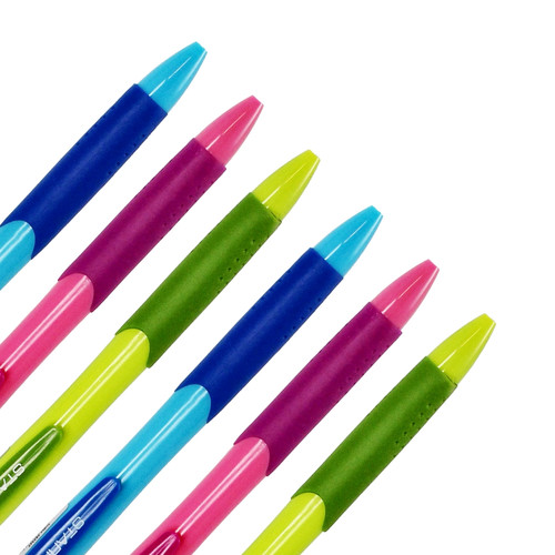 Starpak Retractable Ball Pen Pastel 24pcs