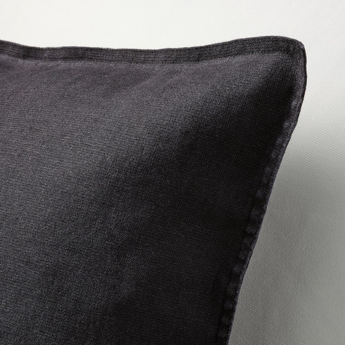 DYTÅG Cushion cover, black, 50x50 cm