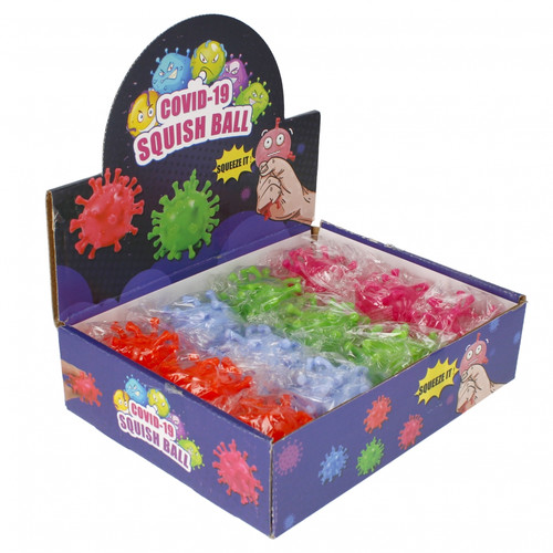 Squish Ball Covid-19 1pc, assorted colours, 3+