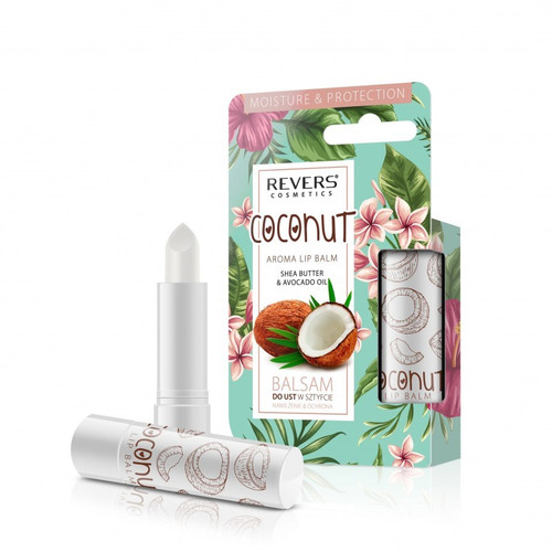 Revers Aroma Lip Balm Moisturising & Protective Coconut 4g