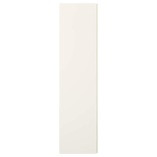 VIKANES Door with hinges, white, 50x195 cm