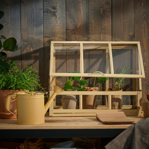 ÅKERBÄR Greenhouse, in/outdoor yellow, 45 cm