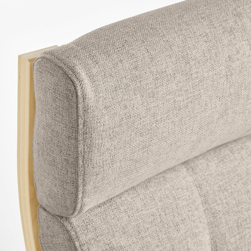 POÄNG Armchair, birch veneer/Gunnared beige