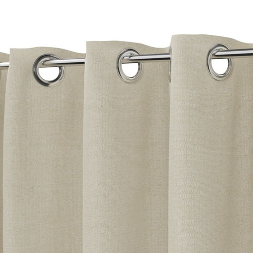 GoodHome Curtain Linen 140 x 260 cm, birch