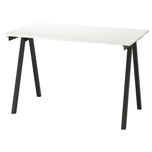 TROTTEN Underframe for table top, anthracite, 120x70x75 cm