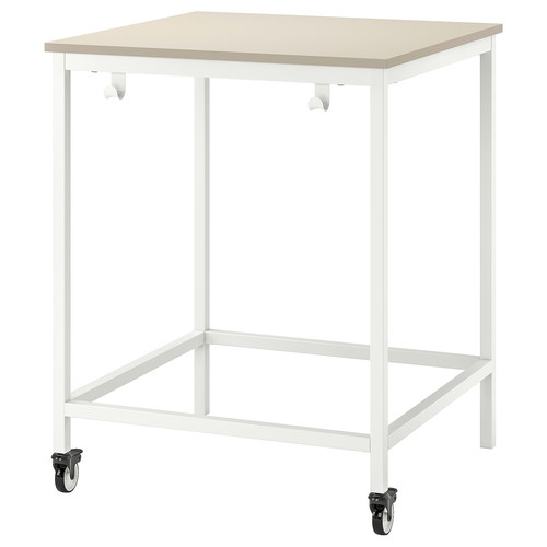 TROTTEN Table top, beige, 80x80 cm