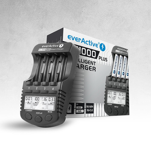 EverActive Battery Charger NC-1000 PLUS