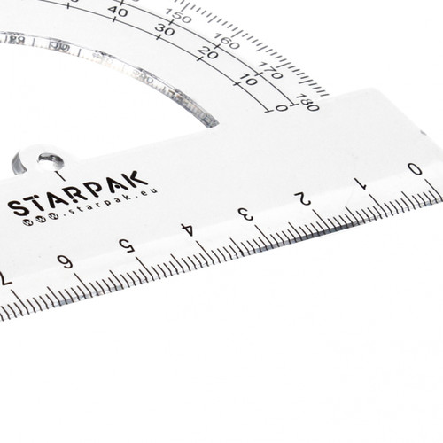 Starpak Protractor 180 10cm