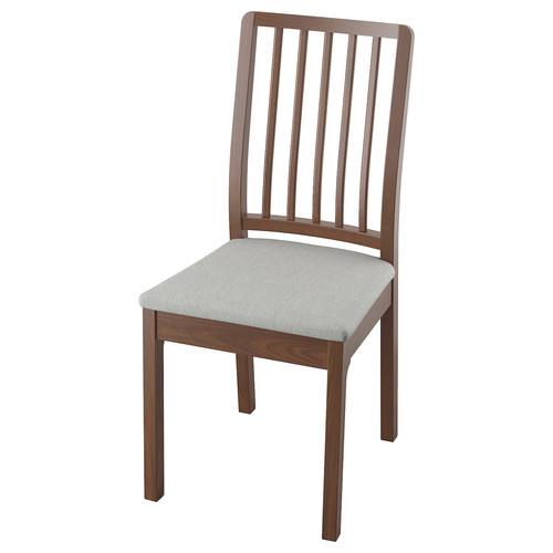 EKEDALEN Chair, brown, Orrsta light grey