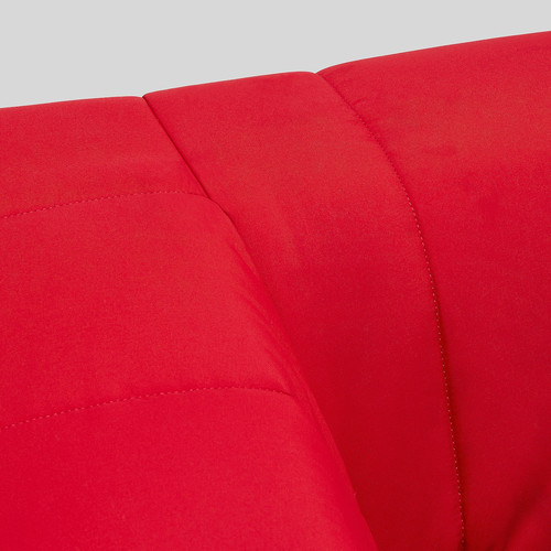 KLIPPAN Cover for 2-seat sofa, Långban bright red