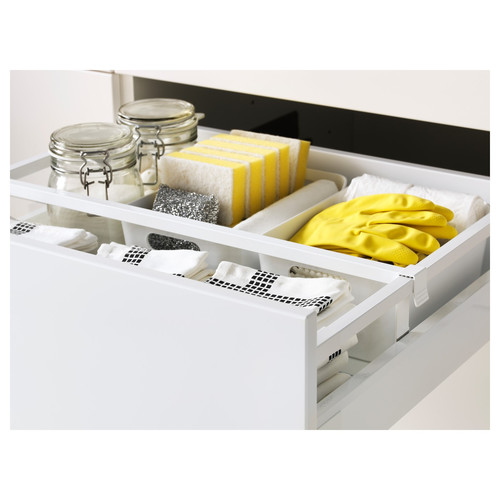 MAXIMERA Drawer, medium, white, 60x60 cm