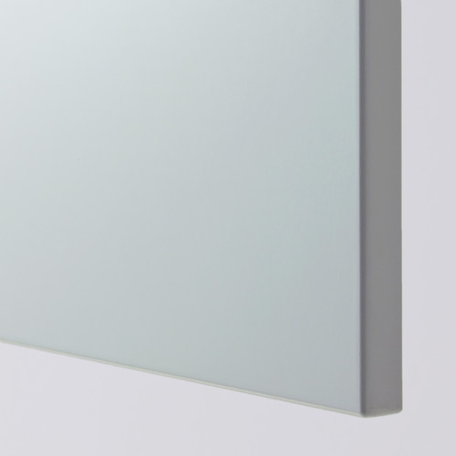 METOD Base cab f HAVSEN double bowl sink, white/Veddinge grey, 80x60 cm