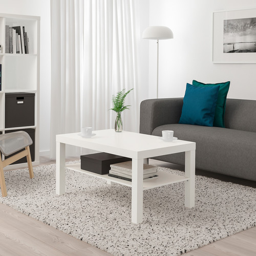 LACK Coffee table, white, 90x55 cm