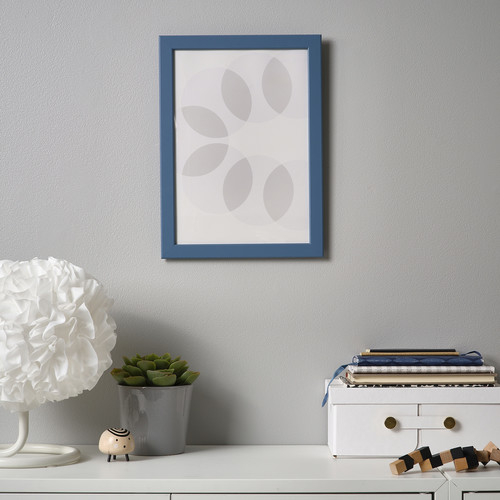 FISKBO Frame, dark grey-blue, 21x30 cm