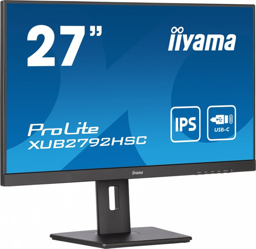 IIyama 27" Monitor XUB2792HSC-B5 IPS FHD USB-C HDMI DP USB3.0