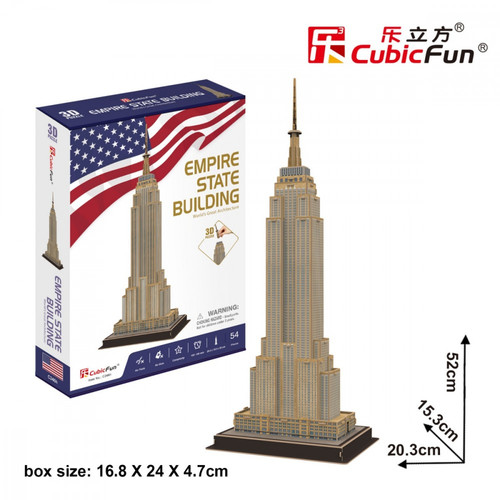 CubicFun 3D Puzzle Empire State Building 54pcs 8+