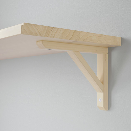 TRANHULT / SANDSHULT Wall shelf, aspen, 120x30 cm