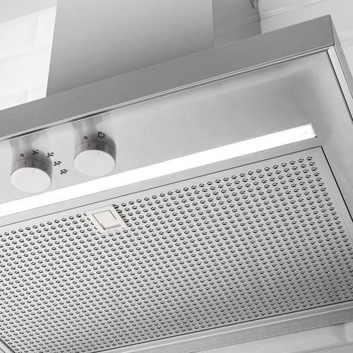 MATÄLSKARE Wall mounted extractor hood, stainless steel colour