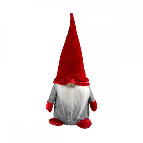 Christmas Elf Dwarf Gnome Santa 24cm, 1pc, red, assorted