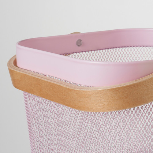 RISATORP Basket, pink, 25x26x18 cm