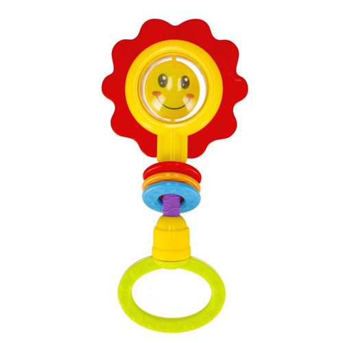 Bam Bam Rattle Flower, assorted colours, 0m+