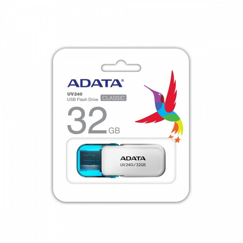 Adata USB Flash Drive 32GB USB2.0 UV240, white