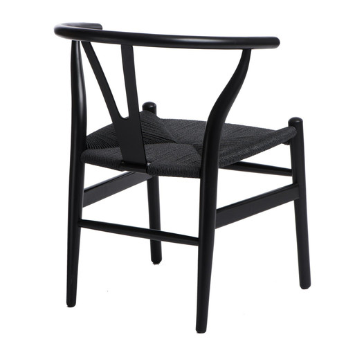 Chair Wicker, black