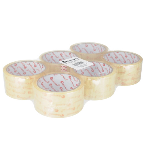 Titanum Packing Tape 48mm x 50m 6pcs, transparent