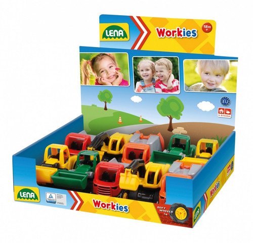 Lena Workies Truck Display Set 10pcs 18m+