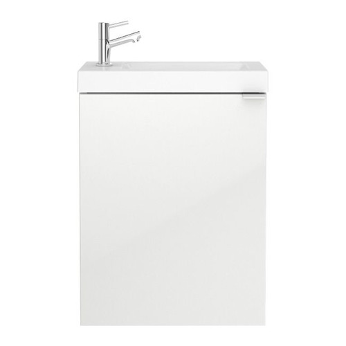 Wall-mounted Basin Cabinet GoodHome Imandra 44cm, white