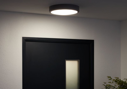 Colours LED Ceiling Lamp Sanbo 4000 K 30 cm, grey